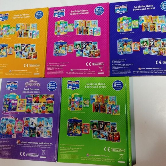 Story Reader Me Reader Book Lot Of 5 Disney Lion King Cars Tangled Jungle Book - Picture 2 of 6